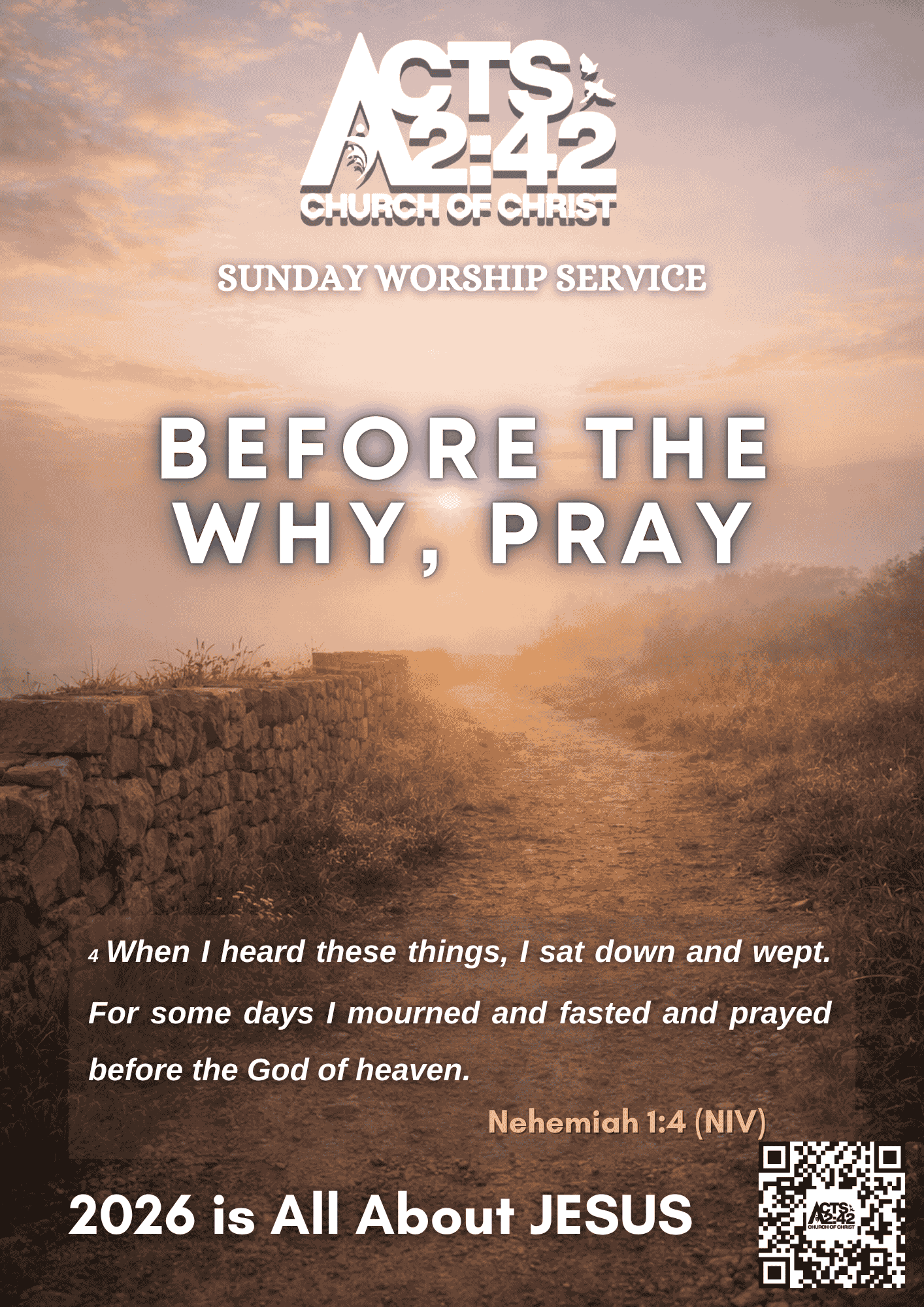 Before the Why, Pray
