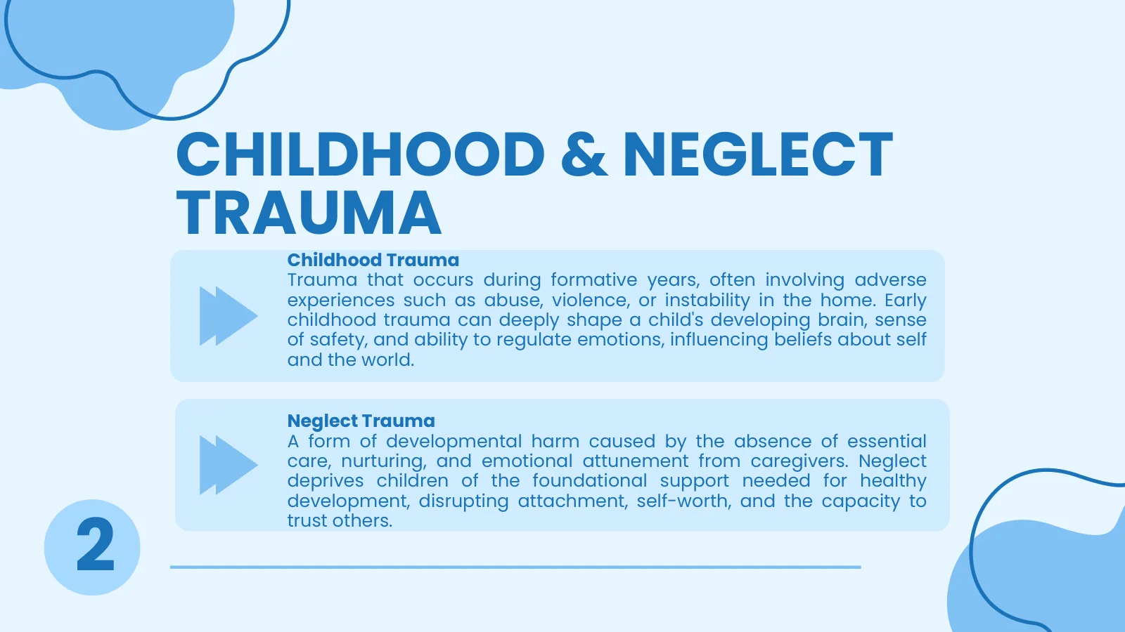 Childhood and Neglect Trauma