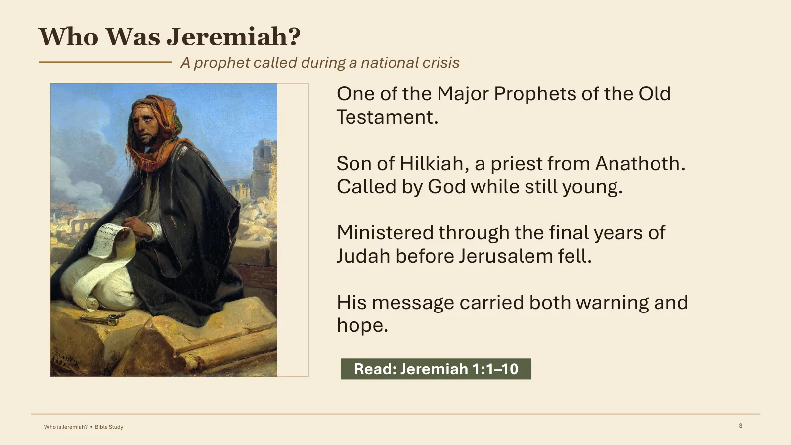Who Was Jeremiah?