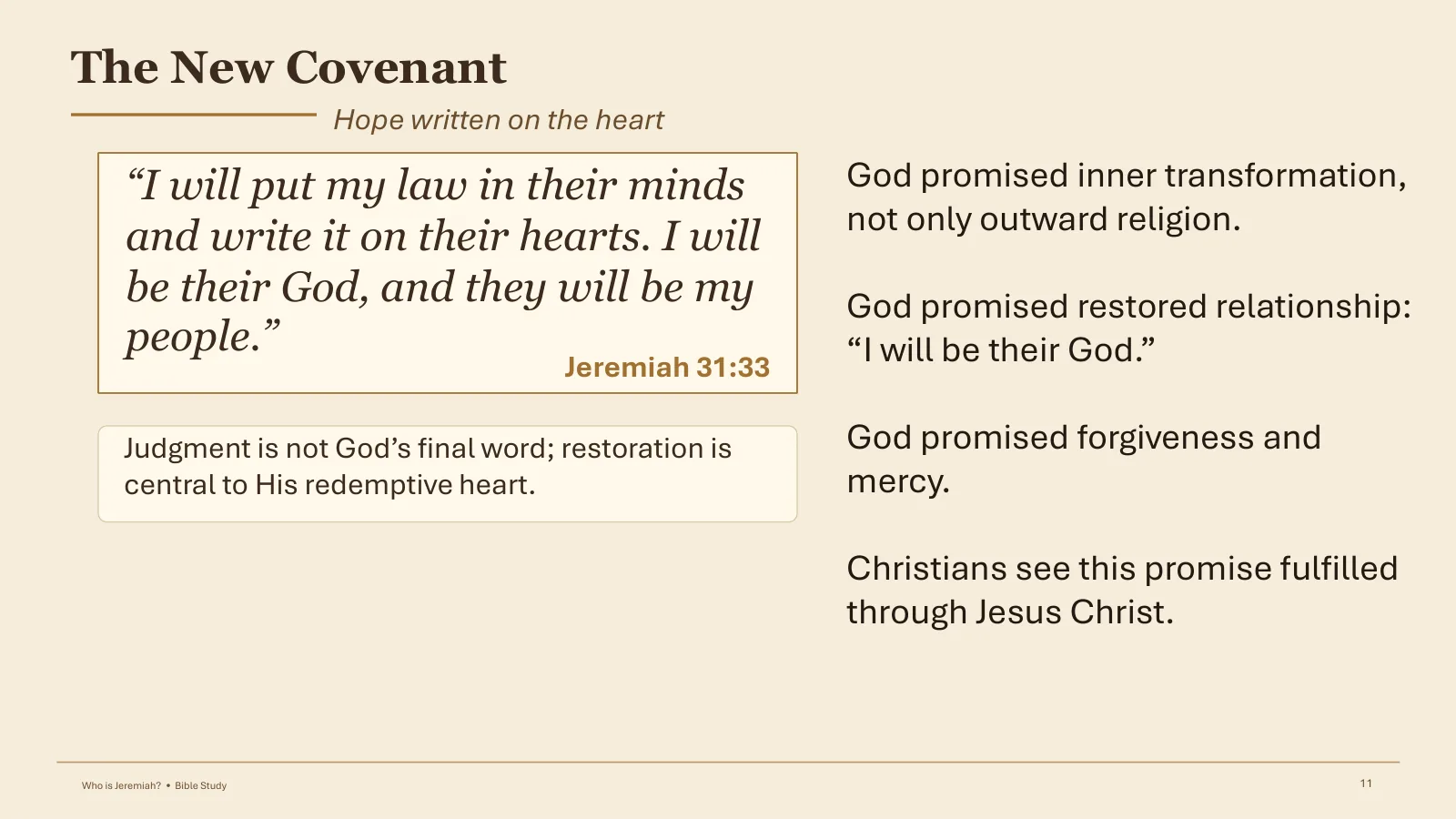 The New Covenant
