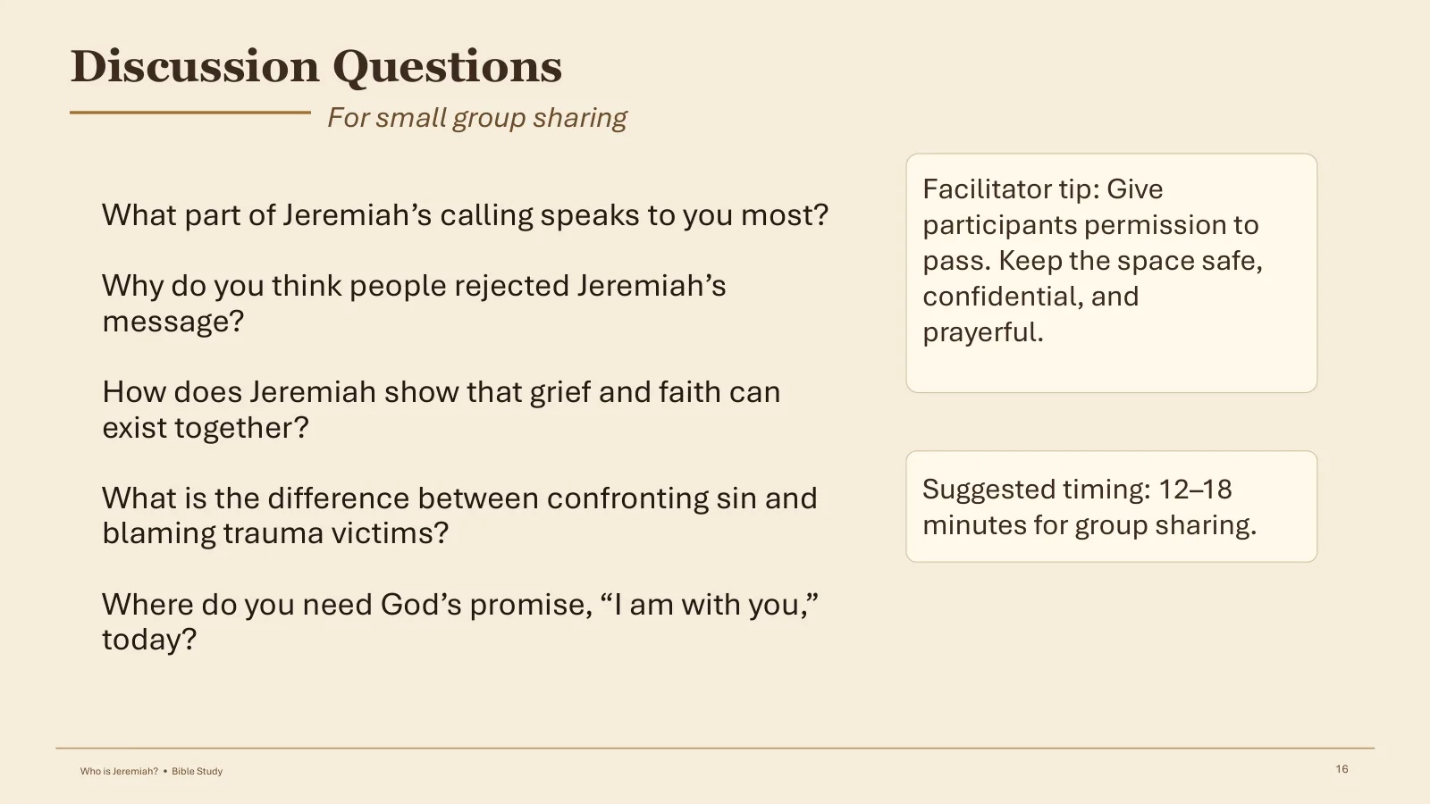 Discussion Questions
