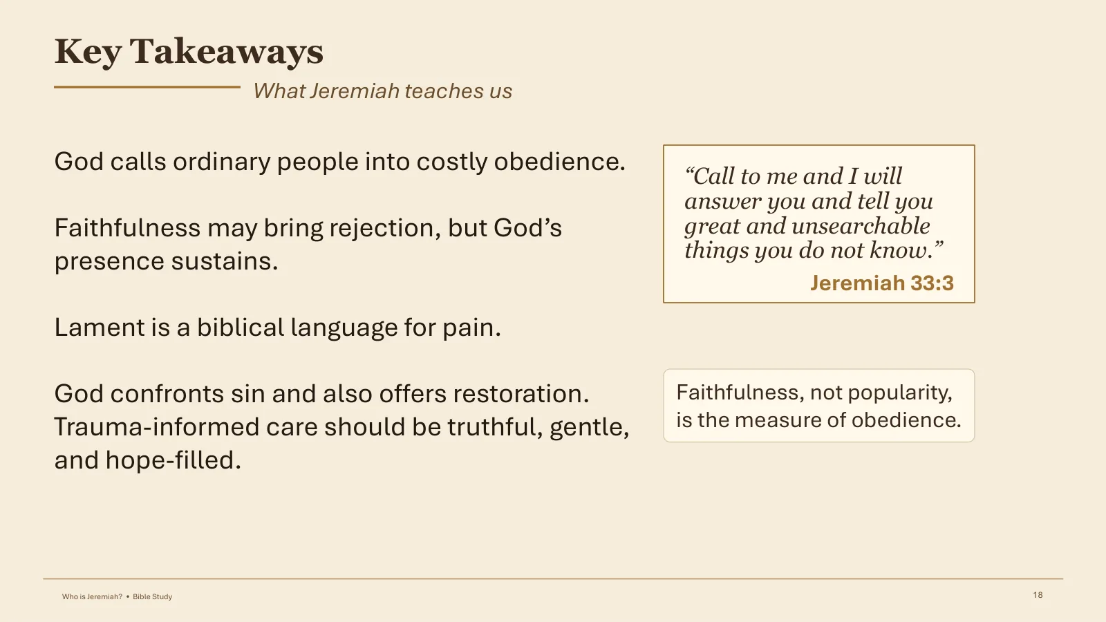 Key Takeaways