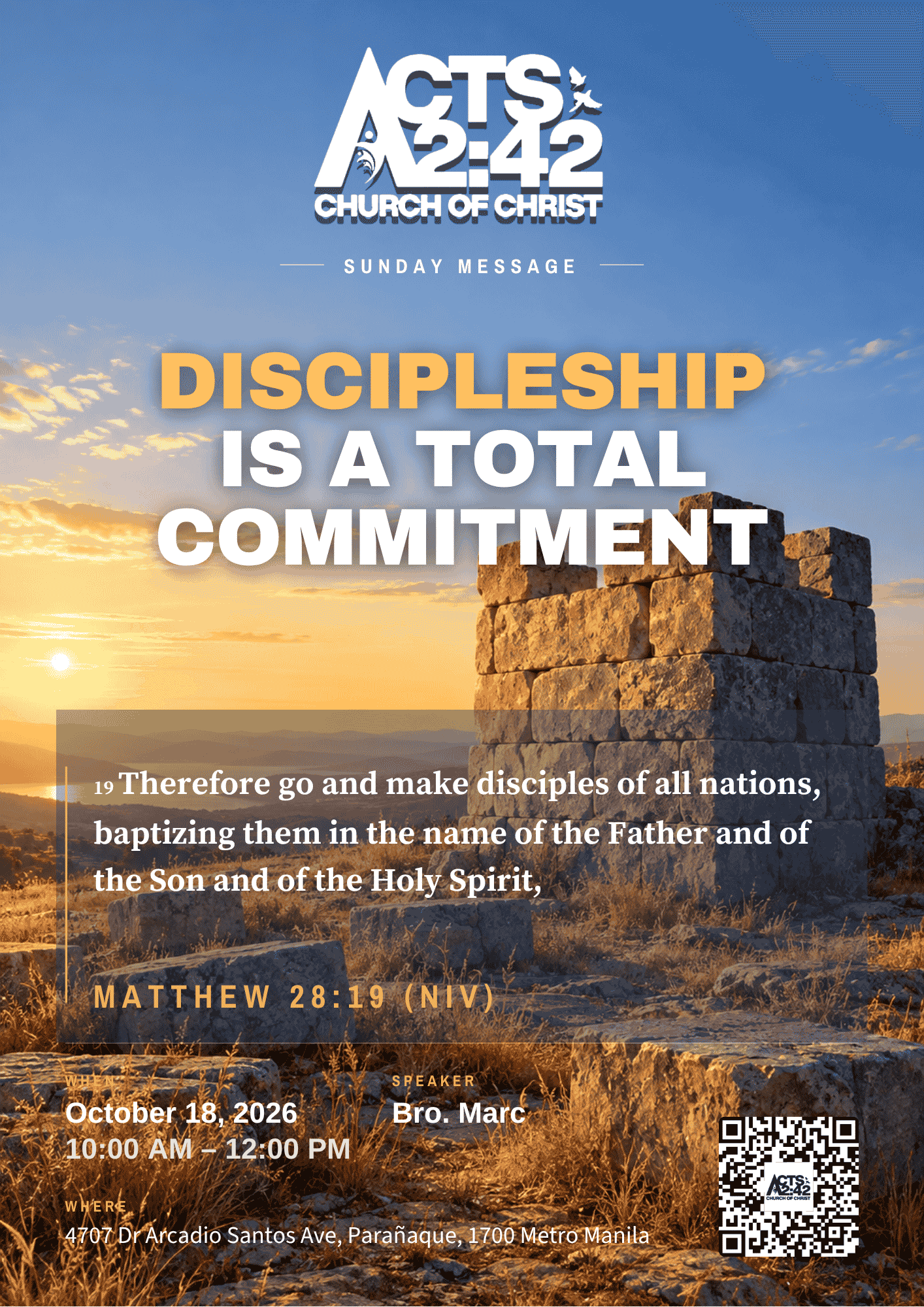 Discipleship Is a Total Commitment